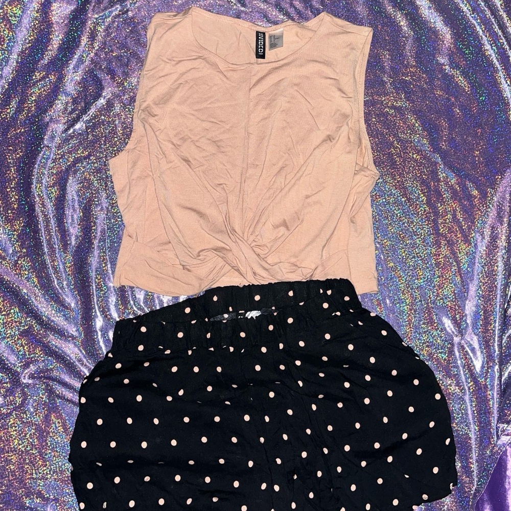 Polka dot outfit